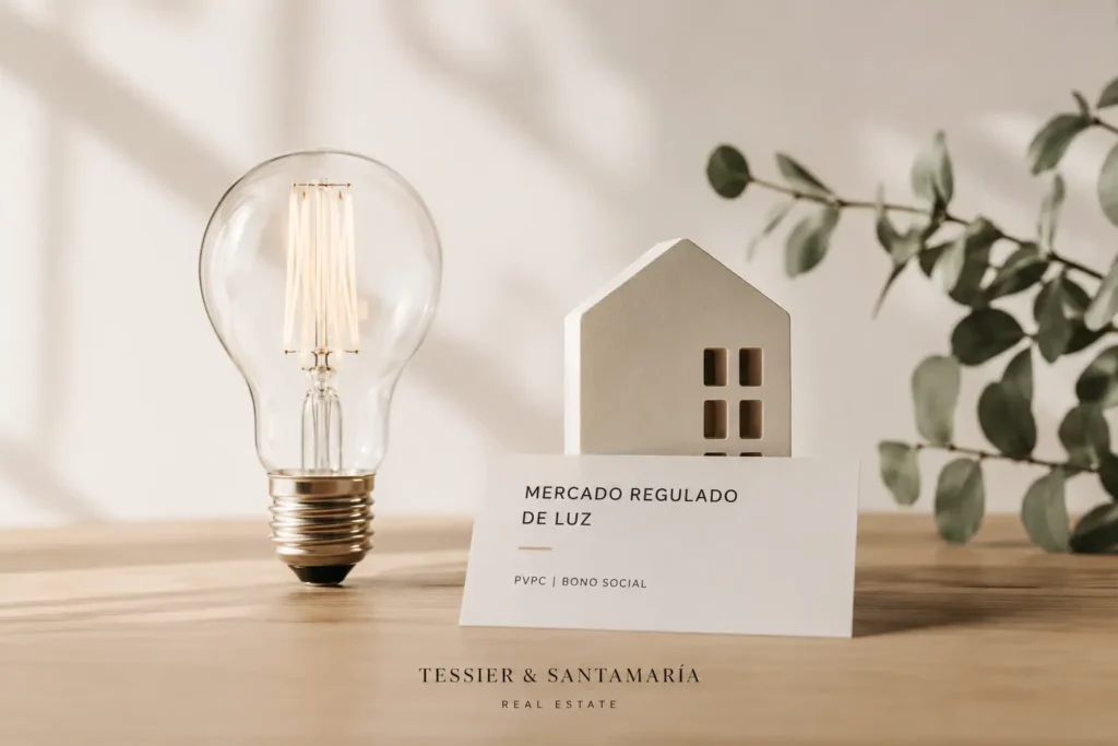 Imagen destacada de «Luz al comprar o alquilar: PVPC, mercado libre y bono social en 2026»